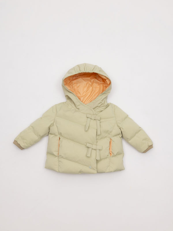 PLUMÍFERO CRUZADO VERDE CLARO