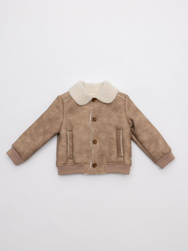 CAZADORA DOBLE FAZ CARAMELO