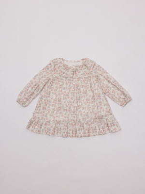 VESTIDO ESTAMPADA CASITAS NATA