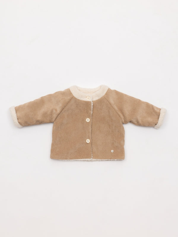 CAZADORA MICROPANA PELO CARAMELO