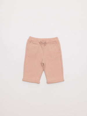 PANTALÓN FELPA PERCHADA ROSA PALO