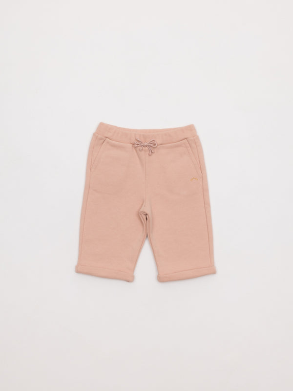 PANTALÓN FELPA PERCHADA ROSA PALO