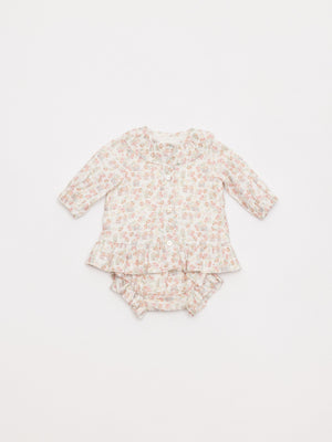 MINI CON BRAGUITA ESTAMPADA CASITAS NATA