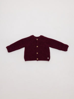 CHAQUETA RIB GRANATE