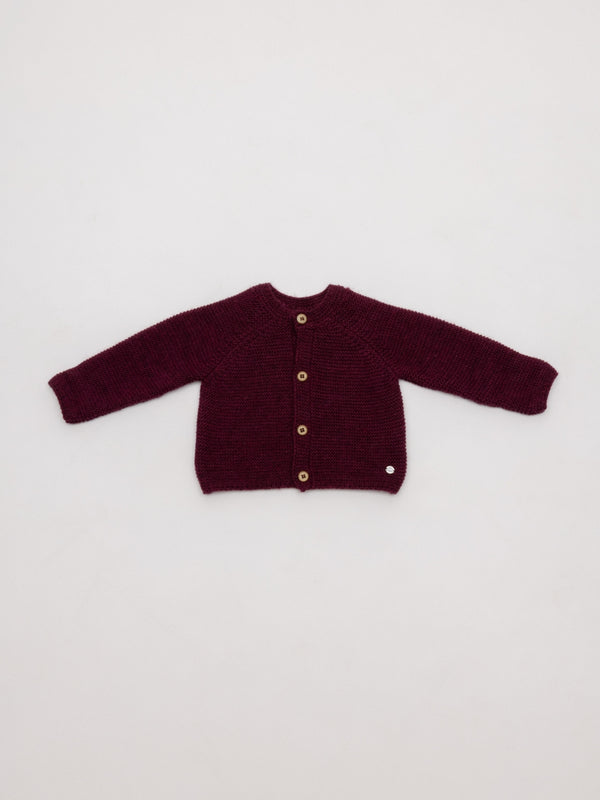 CHAQUETA RIB GRANATE