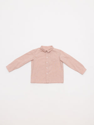 CAMISA OXFORD LIGERO GRANATE CLARO