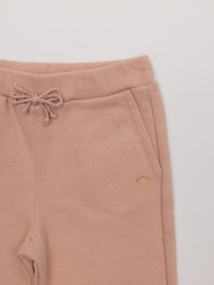 PANTALÓN FELPA PERCHADA ROSA PALO