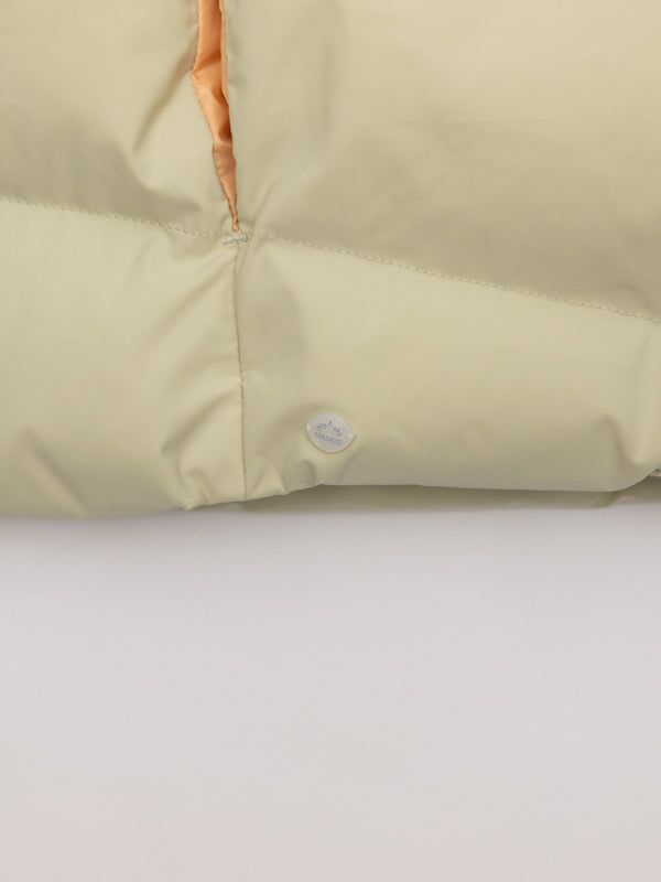 PLUMÍFERO CRUZADO LAZO VERDE CLARO