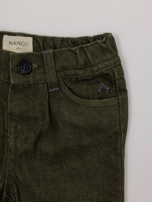 PANTALÓN SARGA SOFT 5 BOLSILLOS VERDE