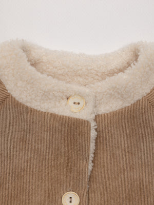 CAZADORA MICROPANA PELO CARAMELO