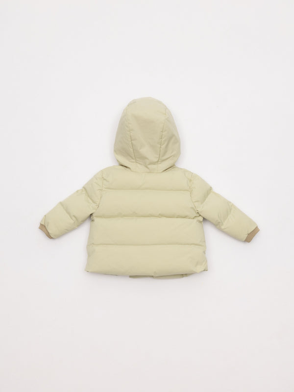 PLUMÍFERO CRUZADO VERDE CLARO