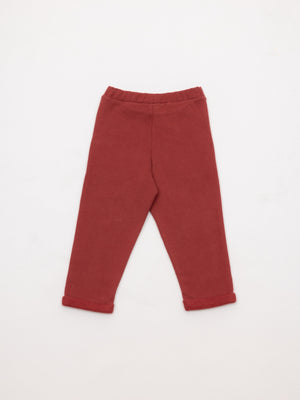 PANTALÓN FELPA LAZO GRANATE