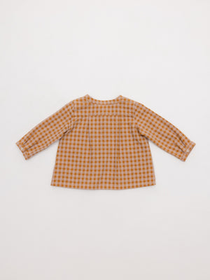 CAMISA VICHY CUELLO PANADERO ROSA PALO