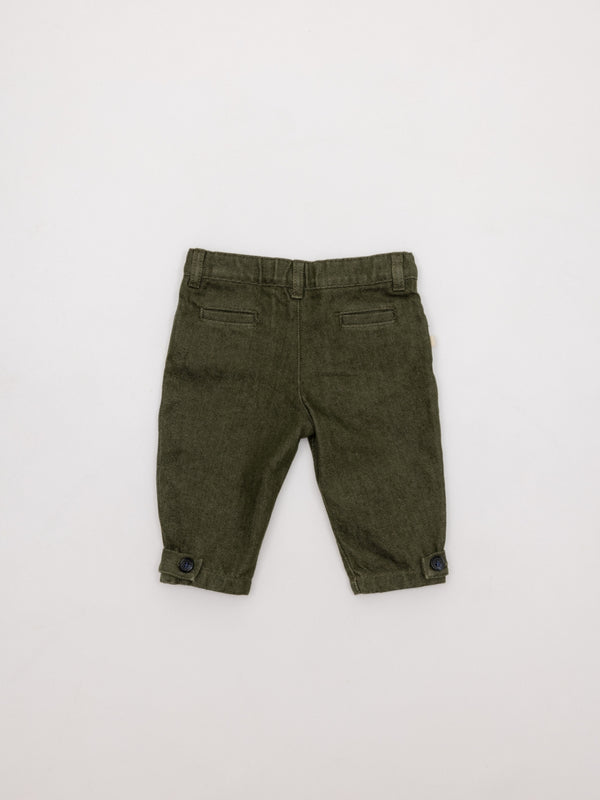 Pantalón gomas sarga soft lazo Liberty verde