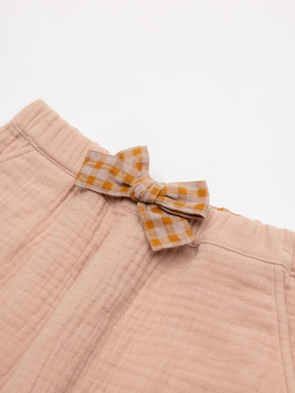 PANTALÓN DOBLE BAMBULA ROSA PALO