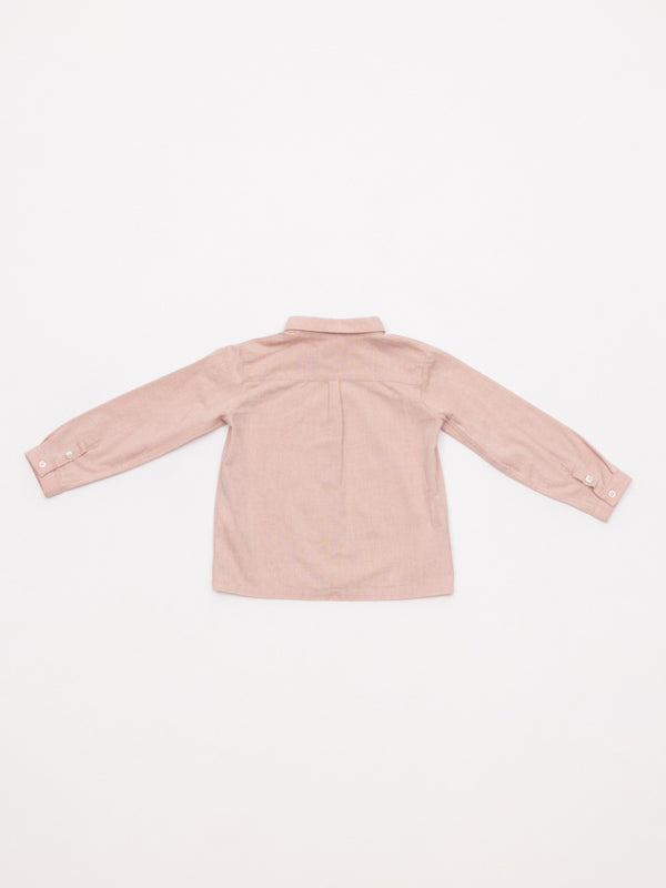 CAMISA OXFORD LIGERO GRANATE CLARO