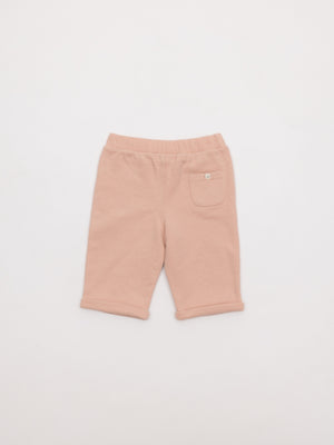 PANTALÓN FELPA PERCHADA ROSA PALO