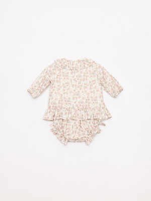 MINI CON BRAGUITA ESTAMPADA CASITAS NATA