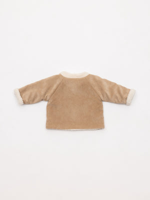 CAZADORA MICROPANA PELO CARAMELO