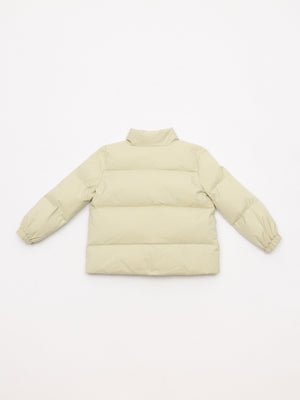 PLUMÍFERO CRUZADO LAZO VERDE CLARO