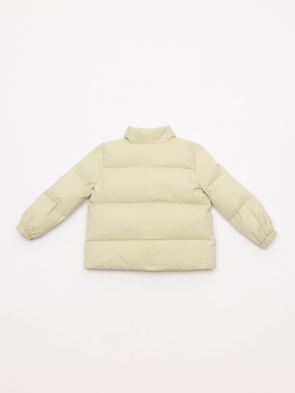 PLUMÍFERO CRUZADO LAZO VERDE CLARO