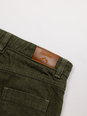 PANTALÓN CINCO BOLSILLOS SARGA SOFT VERDE