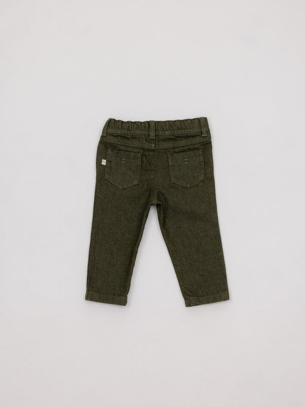 PANTALÓN SARGA SOFT 5 BOLSILLOS VERDE