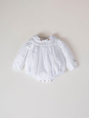 MAMELUCO ESTRUCTURA CUELLO PLUMETI MARFIL