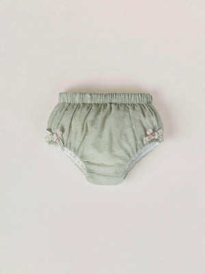 MINI WITH BAMBOO PRINT PANTIES FANTASY LIGHT GREEN