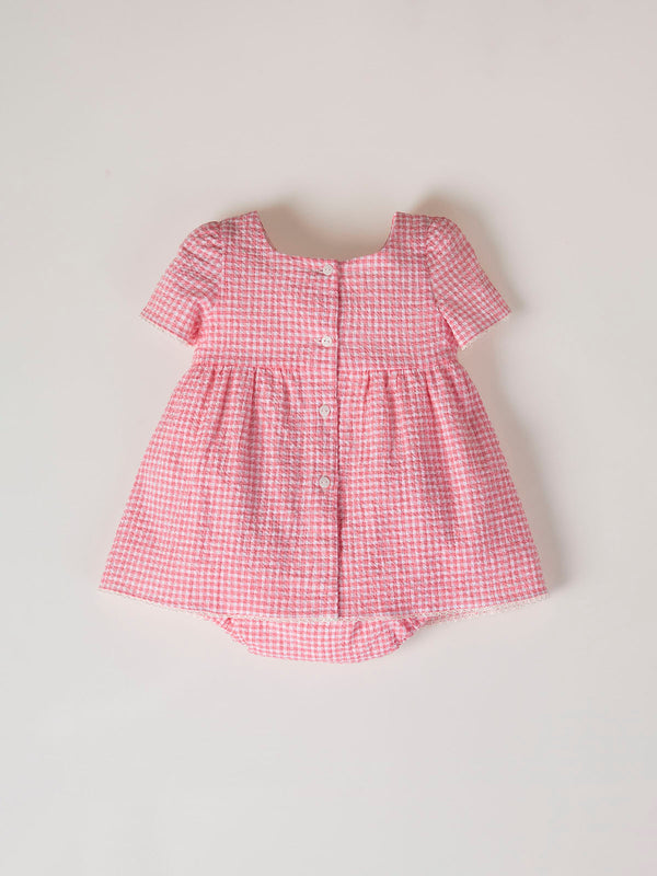 MINI WITH PANTIES STRAWBERRY LACE SLEEVE