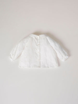 FALSE PLAIN CREAM BLOUSE