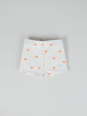 OFF-WHITE CRAB PRINT SWIMSUIT