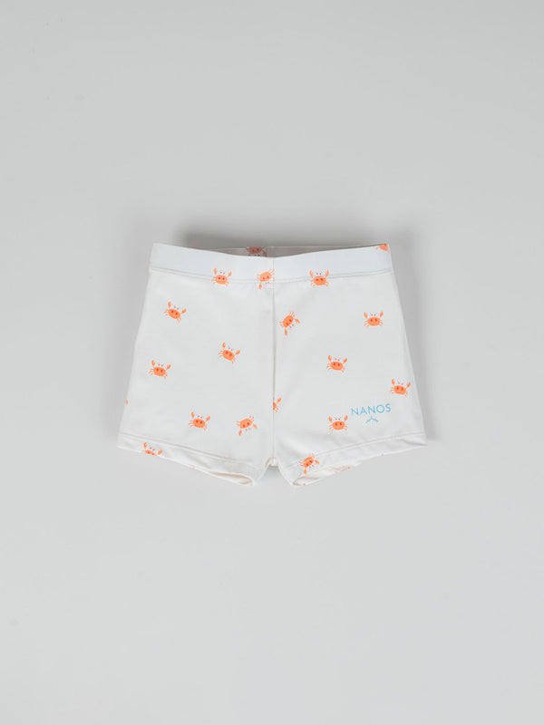 OFF-WHITE CRAB PRINT SWIMSUIT