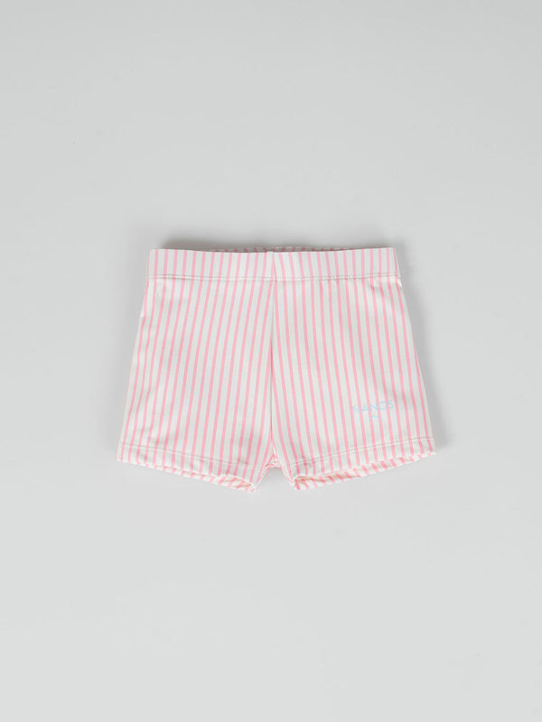 PINK NAUTICAL STRIP PRINT SWIMSUIT