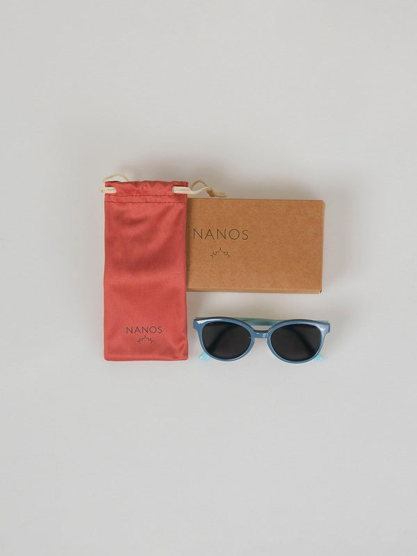 BLUE COMBINED PASTE SUNGLASSES