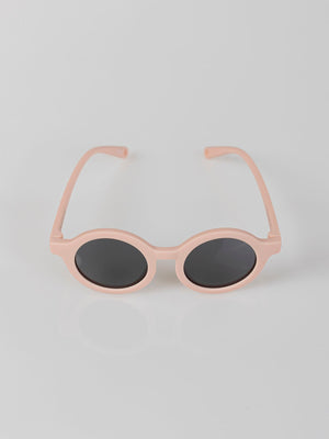 PALE PINK PLASTIC SUNGLASSES