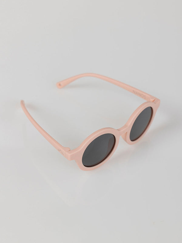 PALE PINK PLASTIC SUNGLASSES