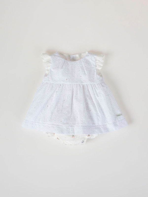 MINI WITH PLUMETI PANTIES PURE WHITE EMBROIDERY