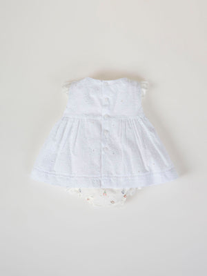 MINI WITH PLUMETI PANTIES PURE WHITE EMBROIDERY