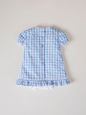 MINI WITH BLUE VICHY PANTIES