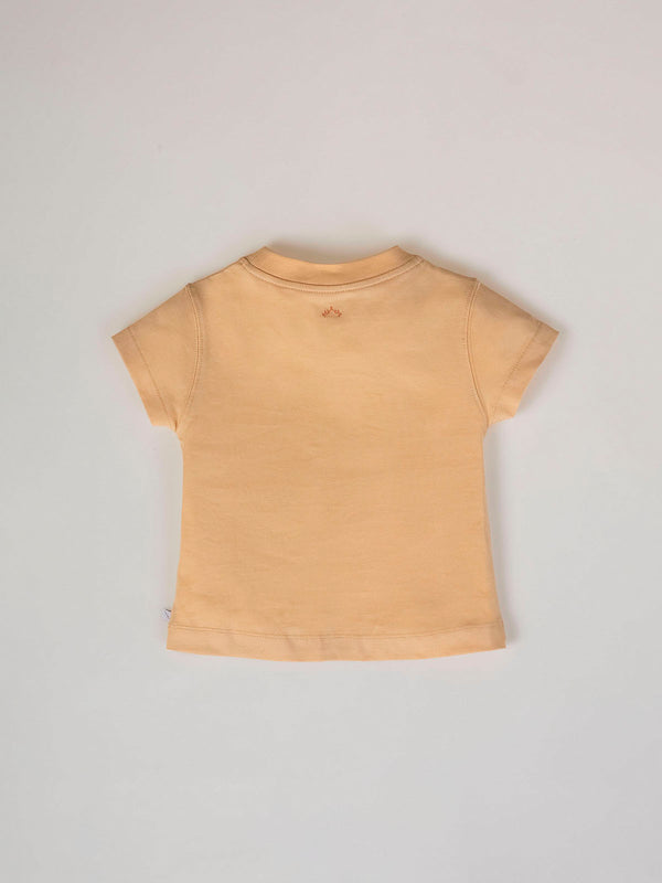 LIVE THE WAVES VAN T-SHIRT LIGHT ORANGE