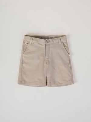CREAM TWILL SHORTS