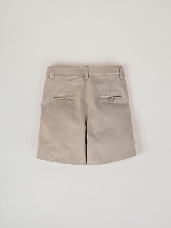 CREAM TWILL SHORTS