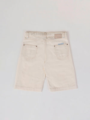 BERMUDAS LONETA CINCO BOLSILLOS BLANCO ROTO