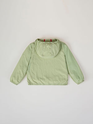 LIGHT GREEN WIND BREAKER JACKET