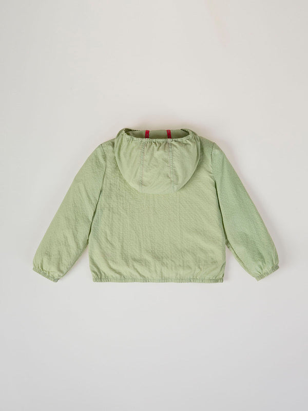 LIGHT GREEN WIND BREAKER JACKET