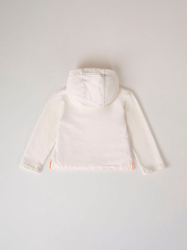 NANOS FLORES CREAM PLUSH SWEATSHIRT