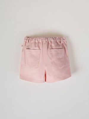 BERMUDA CANVAS BOW WAIST CREAM