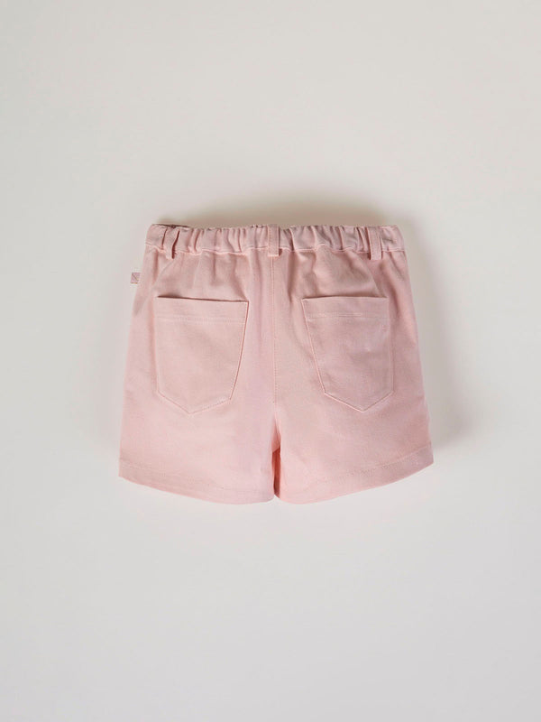 BERMUDA CANVAS BOW WAIST CREAM