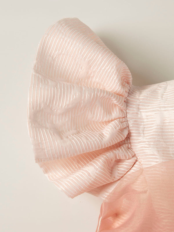 VESTIDO LAZO ESPALDA BLANCO ROTO